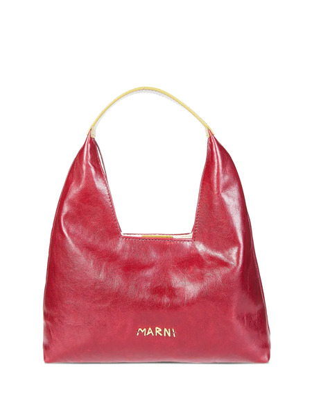  Marni Mini Trapeze Top Handle Shoulder Bag - Red 
