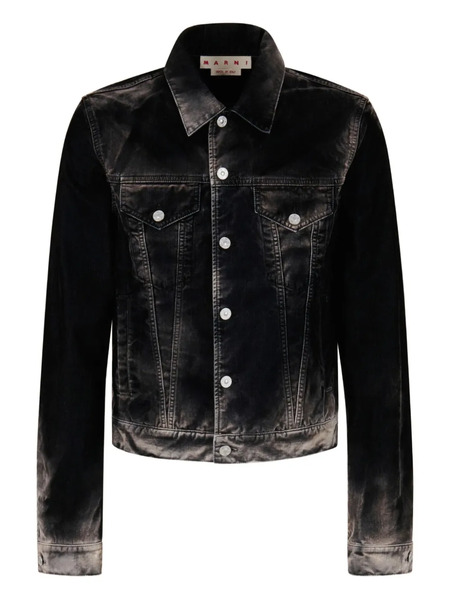  Marni Ombré Denim Jacket - Black 