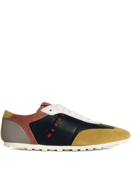  Marni Panelled Sneakers - Black 