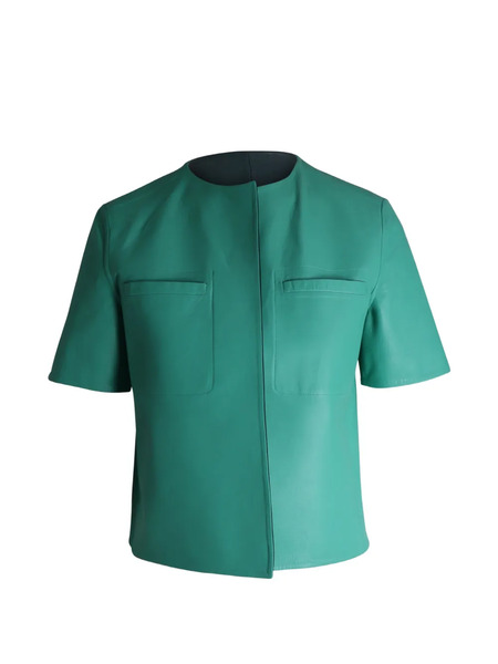  Marni Pre-owned Reversible Leather Jacket - Green 