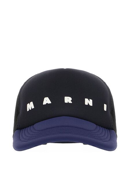  Marni Printed Cap - Black 