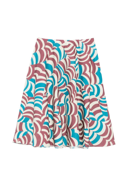  Marni Printed Midi Skirt - Neutrals 