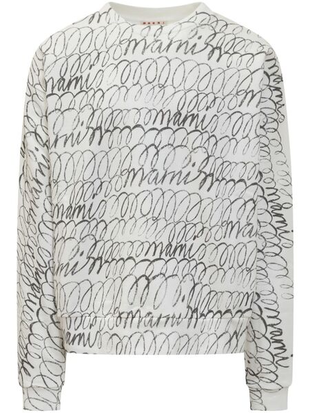  Marni Printed Sweatshirt - White 