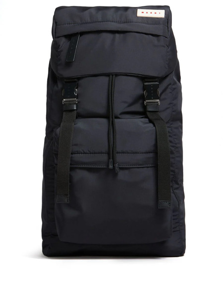  Marni Puff Buckled Backpack - Black 