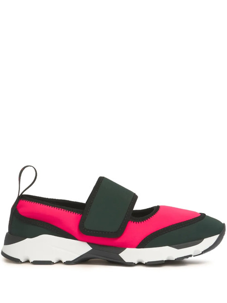  Marni Round-toe Strap Sneakers - Pink 