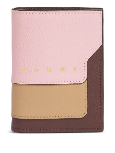  Marni Saffiano Bifold Wallet - Pink 