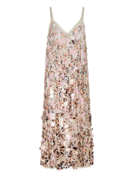  Marni Sequin Midi Dress - Neutrals 