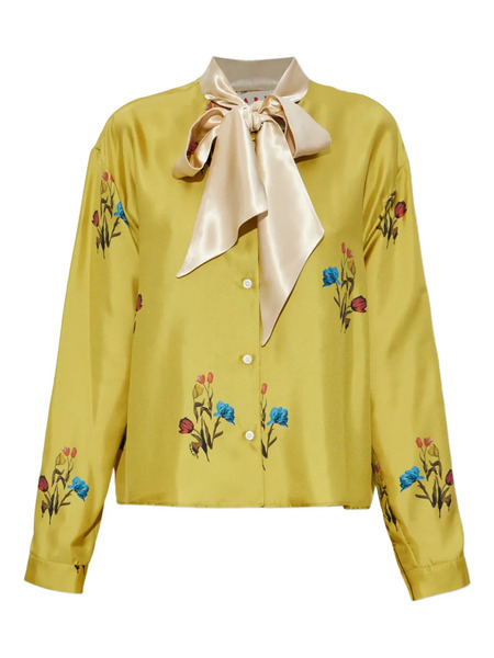  Marni Silk Blouse - Yellow 