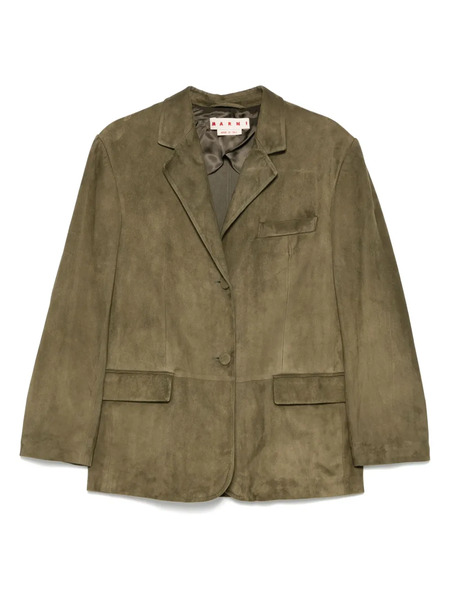  Marni Single-breasted Blazer - Green 