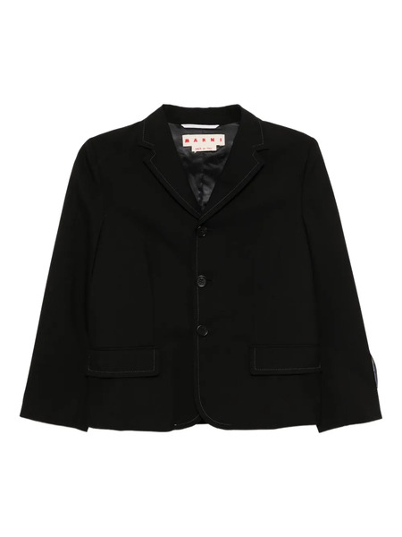  Marni Single Breasted Tailored Blazer - Black 
