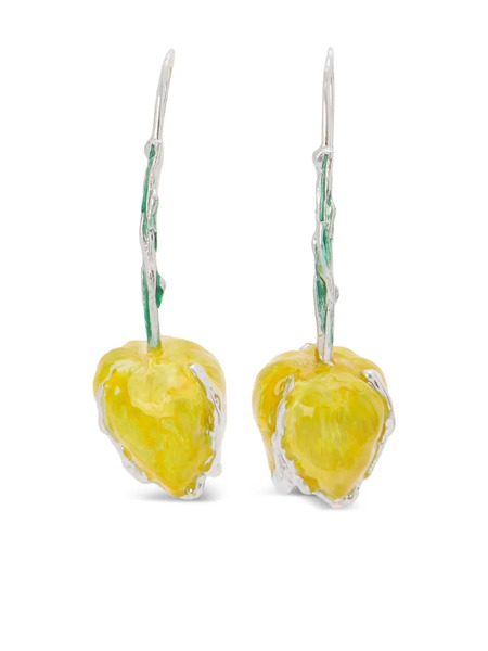  Marni Tulip Earrings - Yellow 