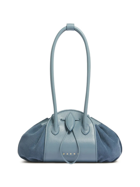  Marni Tulipea Drawstring Top-handle Shoulder Bag - Blue 