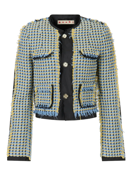  Marni Tweed Jacket - Blue 