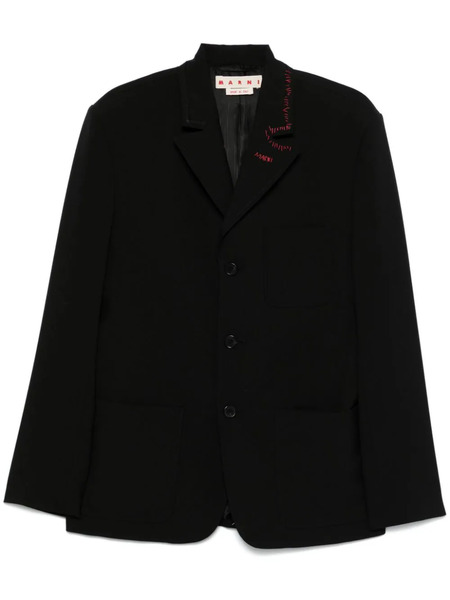  Marni Wool Blazer - Black 