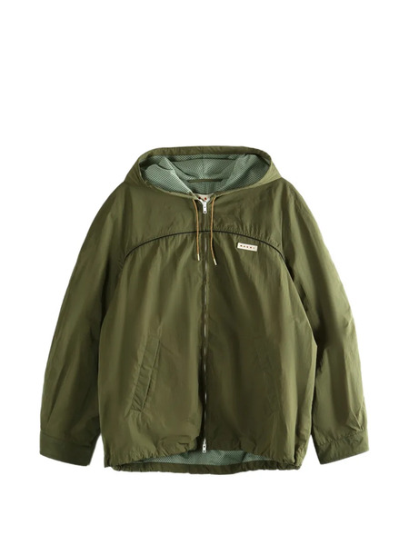  Marni Zip-fastening Hooded Jacket - Green 