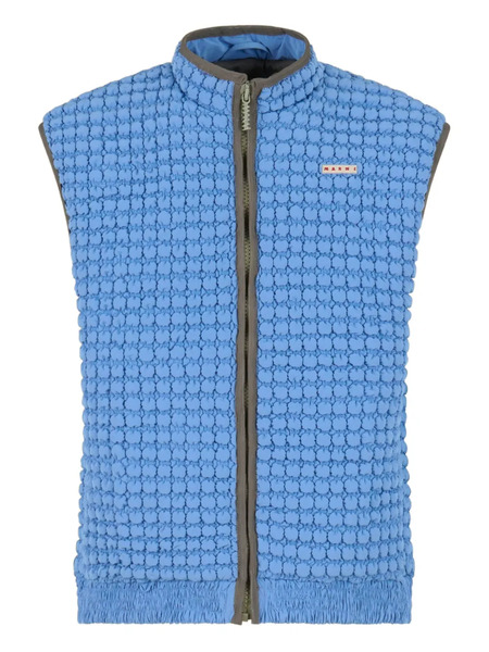  Marni Zip-up Gilet - Blue 
