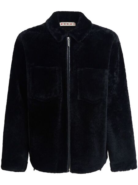  Marni Zip-up Jacket - Black 