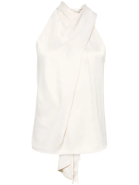  Marques'almeida Draped Halterneck Top - Neutrals 