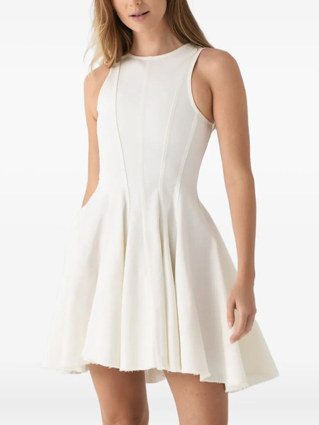  Marques'almeida Frayed Mini Dress - White 