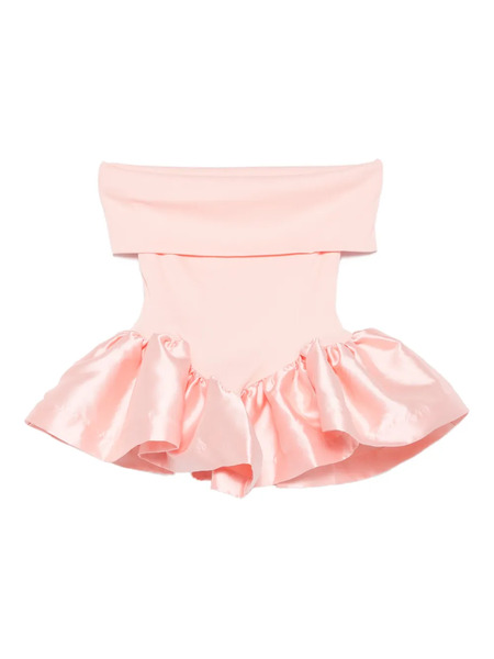 Marques'almeida Off-shoulder Peplum Top - Pink 