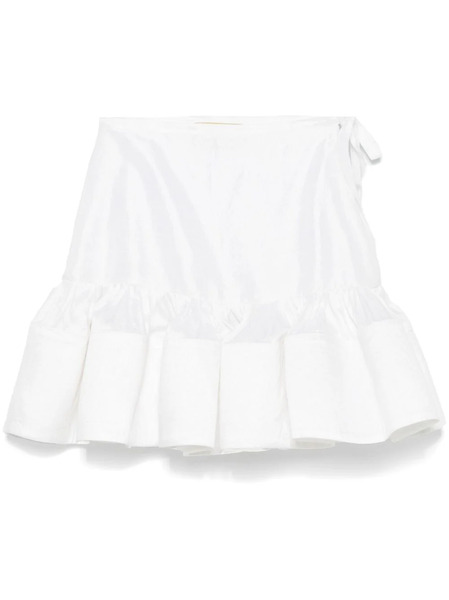  Marques'almeida Silk Mini Skirt - White 