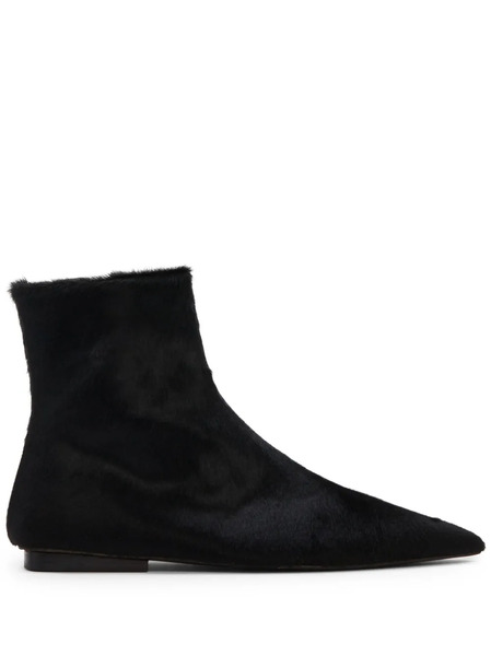  Marsèll Ago Pointed-toe Ankle Boots - Black 