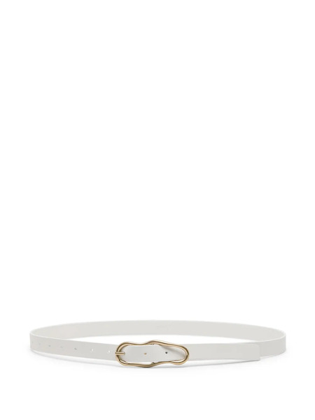  Marsèll Groviglio Leather Belt - White 