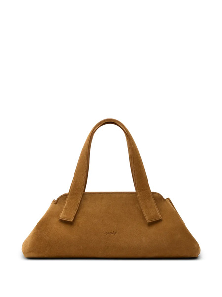  Marsèll Linea Basalt Suede Shoulder Bag - Brown 