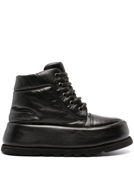  Marsèll 65mm Bombo Leather Boots - Black 