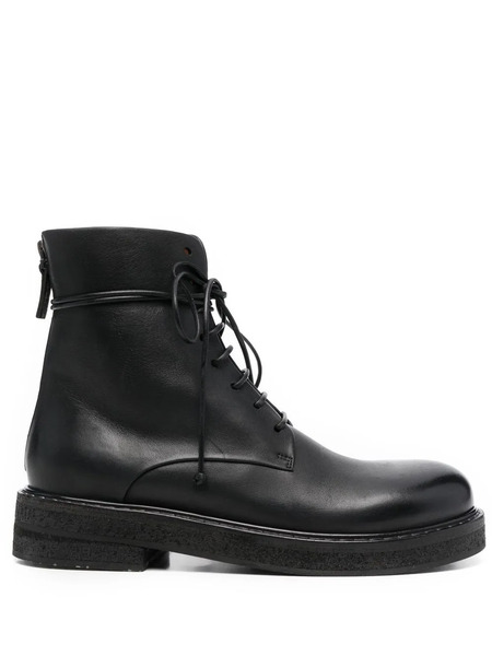  Marsèll Parruca Leather Combat Boots - Black 