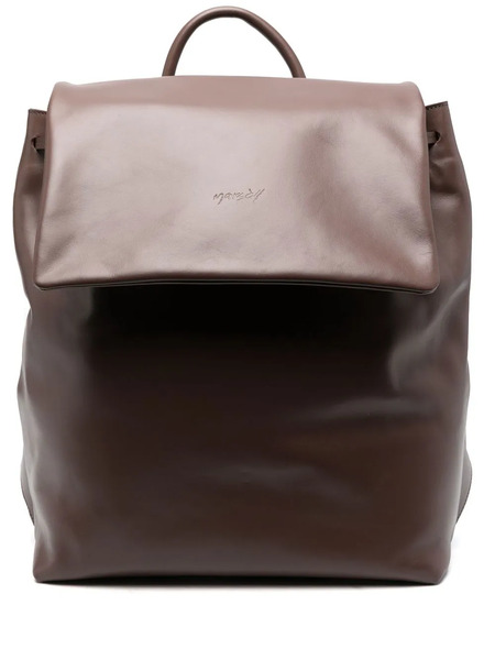  Marsèll Patta Leather Backpack - Brown 