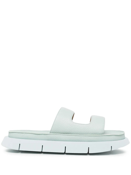  Marsèll Slip-on Leather Sandals - Green 