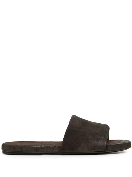  Marsèll Spanciata Suede Flat Sandals - Brown 