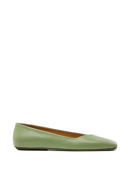  Marsèll Square-toe Ballet Flats - Green 
