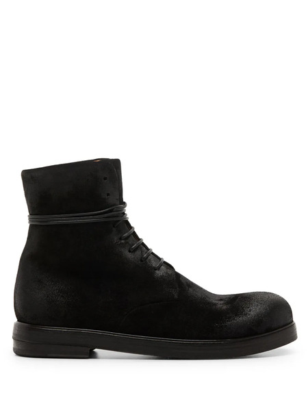  Marsèll Zucca Zeppa Suede Boots - Black 