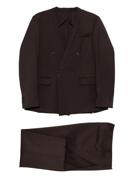  Marsem Double-breasted Suit - Brown 