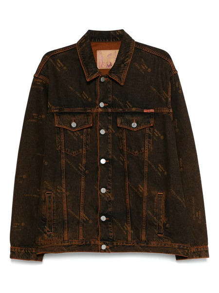  Martine Rose Oversized Denim Jacket - Orange 