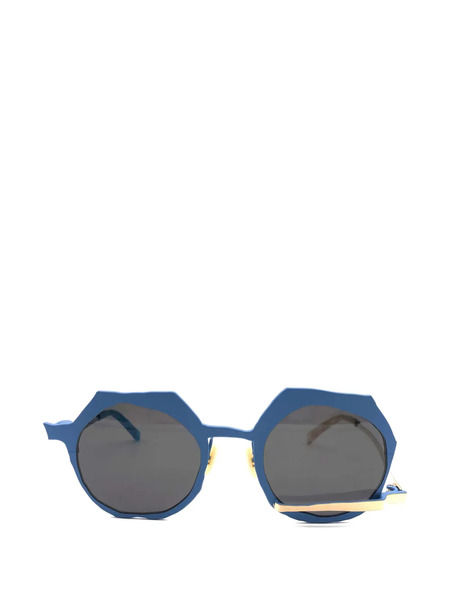  Masahiromaruyama Geometric-frame Sunglasses - Blue 