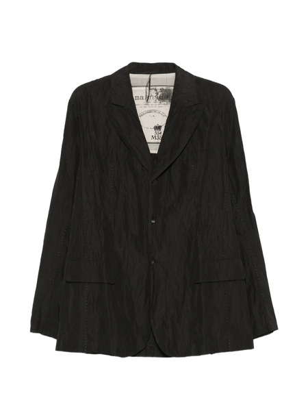  Masnada Patterned Blazer - Black 