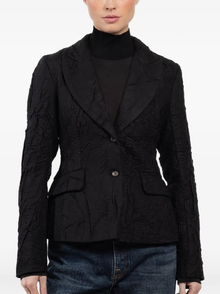  Masnada Single-breasted Fitted Blazer - Black 
