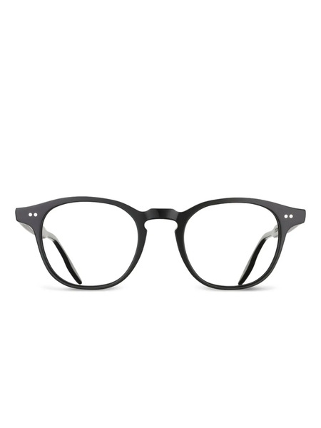  Massada Aspect Round-frame Glasses - Black 