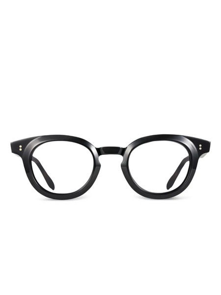  Massada Round-frame Glasses - Black 