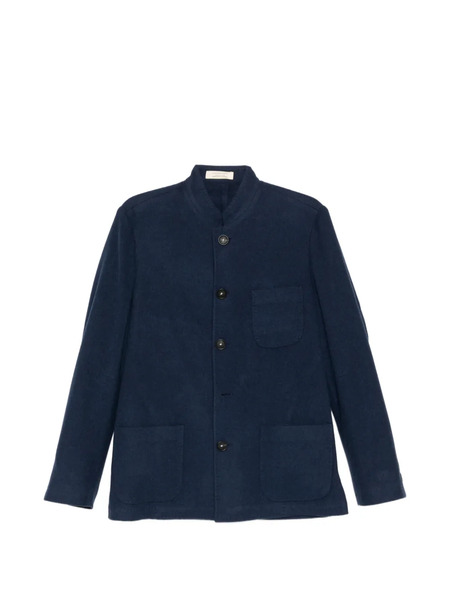  Massimo Alba Bali Virgin Wool Guru Collar Jacket - Blue 