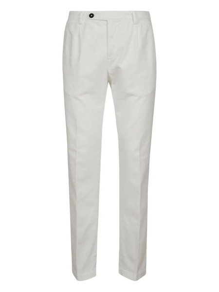  Massimo Alba Cotton Trousers - White 