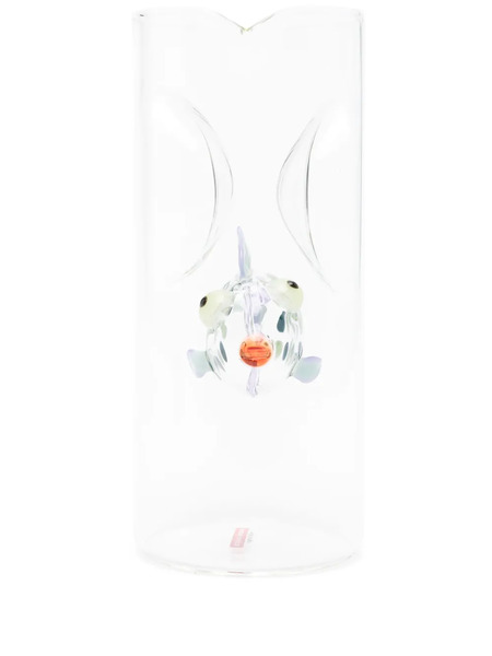  Massimo Lunardon Dotfish Glass Decanter - White 