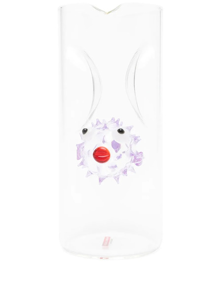  Massimo Lunardon Pufferfish Glass Decanter - White 