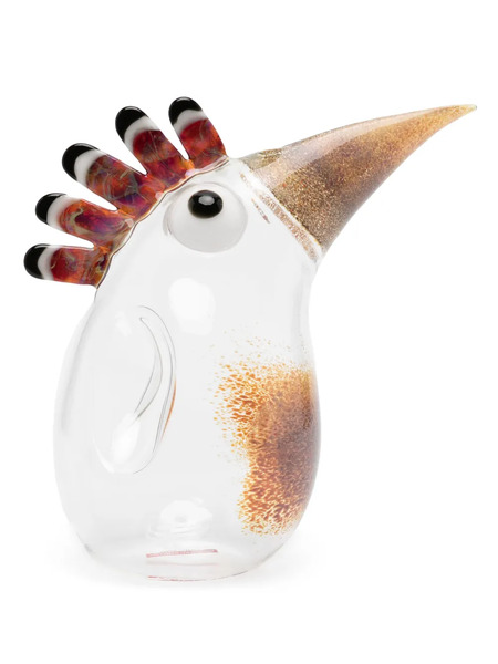  Massimo Lunardon Upupa Glass Jug - White 