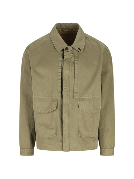  Massimo Osti Studio Button Flap-pocket Overshirt - Neutrals 