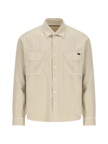  Massimo Osti Studio Flap-pocket Shirt - Neutrals 