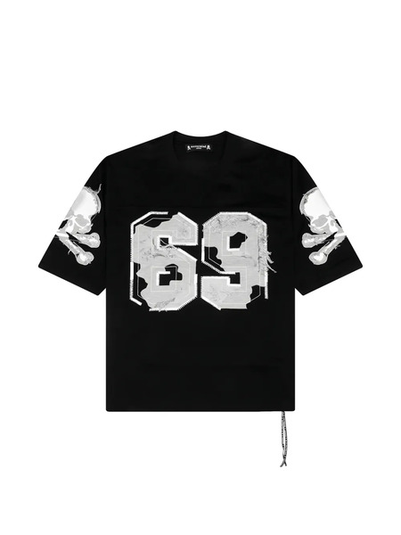  Mastermind Japan Distressed Patch T-shirt - Black 